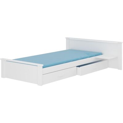 ADRK Furniture, Kinderbett, Bett ALDEX SHELF 200x90 (200 x 90 cm) ADRK Furniture, Kinderbett, Bett ALDEX SHELF 200x90 (200 x 90 cm)