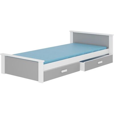 ADRK Furniture, Kinderbett, Bett mit Matratze ALDEX 200x90 (90 x 200 cm) ADRK Furniture, Kinderbett, Bett mit Matratze ALDEX 200x90 (90 x 200 cm)