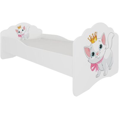 ADRK Furniture, Kinderbett, Bett mit Matratze CASIMO CAT 140x70 ADRK Furniture, Kinderbett, Bett mit Matratze CASIMO CAT 140x70