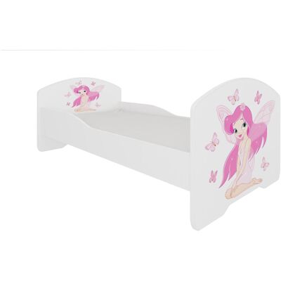 ADRK Furniture, Kinderbett, Bett mit Matratze PEPE GIRL WITH WINGS 160x80 ADRK Furniture, Kinderbett, Bett mit Matratze PEPE GIRL WITH WINGS 160x80