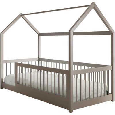 ADRK Furniture, Kinderbett, Graja Hausbett mit Matratze (200 x 90 cm) ADRK Furniture, Kinderbett, Graja Hausbett mit Matratze (200 x 90 cm)