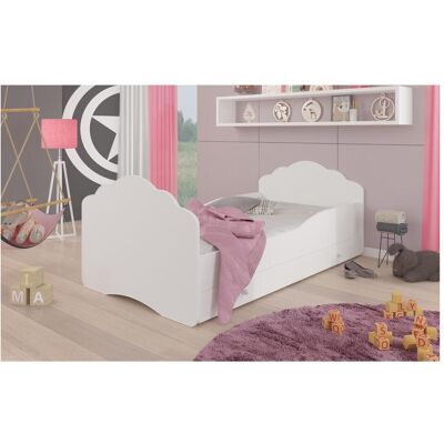 ADRK Furniture, Kinderbett, Bett mit Matratze und Schublade CASIMO 140x70 ADRK Furniture, Kinderbett, Bett mit Matratze und Schublade CASIMO 140x70