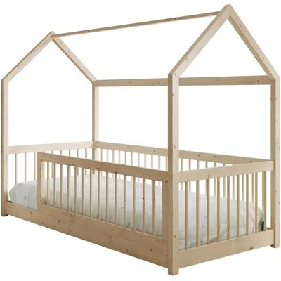 ADRK Furniture, Kinderbett, Graja Hausbett mit Matratze (90 x 200 cm) ADRK Furniture, Kinderbett, Graja Hausbett mit Matratze (90 x 200 cm)