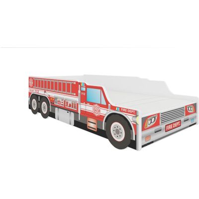 ADRK Furniture, Kinderbett, Bett mit Matratze FIRE TRUCK 140x70 ADRK Furniture, Kinderbett, Bett mit Matratze FIRE TRUCK 140x70