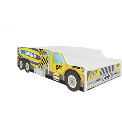 ADRK Furniture, Kinderbett, Bett mit Matratze BUILDER 140x70 ADRK Furniture, Kinderbett, Bett mit Matratze BUILDER 140x70