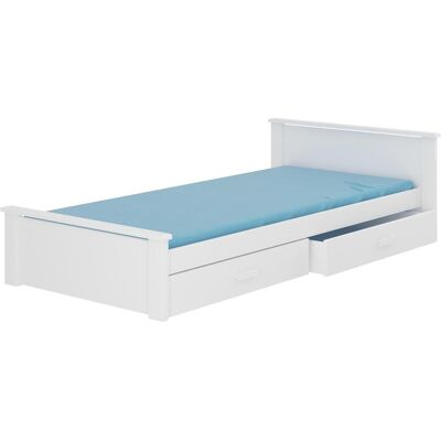 ADRK Furniture, Kinderbett, Bett mit Matratze ALDEX 200x90 (200 x 90 cm) ADRK Furniture, Kinderbett, Bett mit Matratze ALDEX 200x90 (200 x 90 cm)