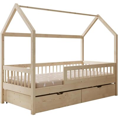 ADRK Furniture, Kinderbett, Hausbett Galicja (140 x 70 cm) ADRK Furniture, Kinderbett, Hausbett Galicja (140 x 70 cm)
