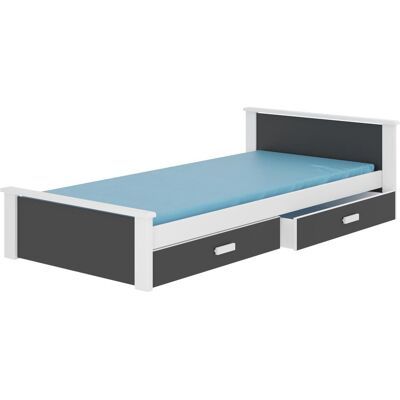 ADRK Furniture, Kinderbett, Bett ALDEX 200x90 (200 x 90 cm) ADRK Furniture, Kinderbett, Bett ALDEX 200x90 (200 x 90 cm)