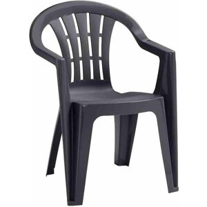 Allibert, Gartenstühle, Stapelsessel Cuba Fresh, 56x58x79 cm, Gestell und Flächen aus Kunststoff in graphit, aus 100% rec... Allibert, Gartenstühle, Stapelsessel Cuba Fresh, 56x58x79 cm, Gestell und Flächen aus Kunststoff in graphit, aus 100% rec...