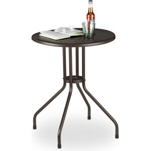 Relaxdays, Gartentisch + Balkontisch, Gartentisch (60 x 74 cm) Relaxdays, Gartentisch + Balkontisch, Gartentisch (60 x 74 cm)