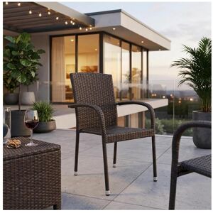 Domoletti, Gartenstühle, Outdoor chair, black, 64 cm x 55 cm x 94 cm Domoletti, Gartenstühle, Outdoor chair, black, 64 cm x 55 cm x 94 cm