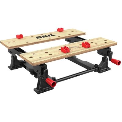 Skil, Werkbank + Arbeitsbock, BT1E1290AA Kompakte Werkbank für Koffersysteme (90 cm, 45 cm) Skil, Werkbank + Arbeitsbock, BT1E1290AA Kompakte Werkbank für Koffersysteme (90 cm, 45 cm)