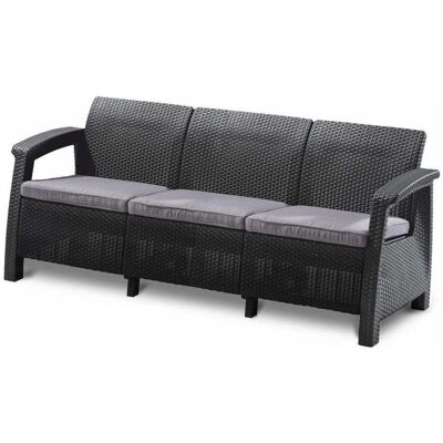 Keter, Gartenstühle, Corfu Love Seat Max Grey Keter, Gartenstühle, Corfu Love Seat Max Grey