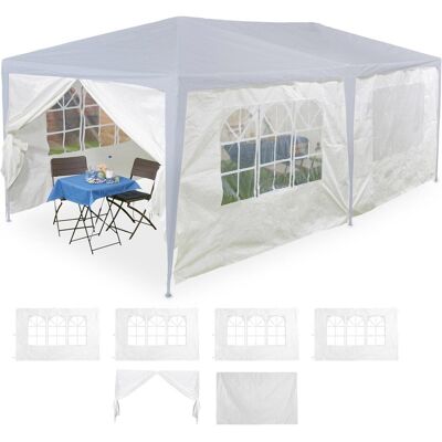 Relaxdays, Pavillon Zubehör, 6x Pavillon-Seitenwand (300 cm, 0.10 cm) Relaxdays, Pavillon Zubehör, 6x Pavillon-Seitenwand (300 cm, 0.10 cm)