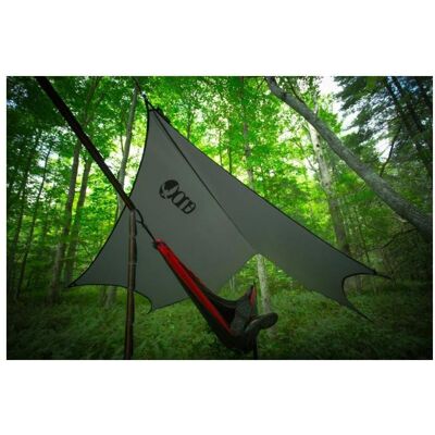 Eno, Hängematte, tentas DRYFLY RAIN TARP, Charcoal (709 g) Eno, Hängematte, tentas DRYFLY RAIN TARP, Charcoal (709 g)