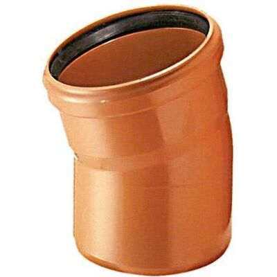 Wavin Zubehör Sanitärinstallation, Outdoor sewer elbow, d, 160, 15 * Wavin Zubehör Sanitärinstallation, Outdoor sewer elbow, d, 160, 15 *
