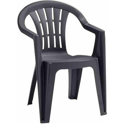 Allibert, Gartenstühle, Stapelsessel Cuba Fresh, 56x58x79 cm, Gestell und Flächen aus Kunststoff in graphit, aus 100% rec... Allibert, Gartenstühle, Stapelsessel Cuba Fresh, 56x58x79 cm, Gestell und Flächen aus Kunststoff in graphit, aus 100% rec...
