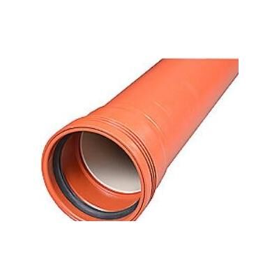 Wavin Zubehör Bewässerung, 110 x 250 mm PP-kloakrør m/muffe, klasse N SN4, EN 1852 Wavin Zubehör Bewässerung, 110 x 250 mm PP-kloakrør m/muffe, klasse N SN4, EN 1852