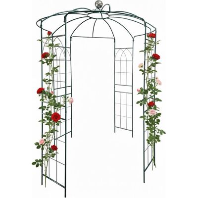 Relaxdays, Pavillon, Rosenpavillon (206 cm, 206 cm) Relaxdays, Pavillon, Rosenpavillon (206 cm, 206 cm)