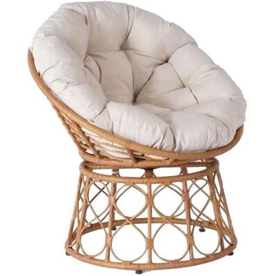 Domoletti, Gartenstühle, Garden chair, sandy brown/cream, 94 x 82 x 93 cm Domoletti, Gartenstühle, Garden chair, sandy brown/cream, 94 x 82 x 93 cm