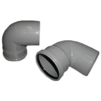 Wavin Zubehör Sanitärinstallation, Internal drainage elbow Optima, d110, 88 ° Wavin Zubehör Sanitärinstallation, Internal drainage elbow Optima, d110, 88 °