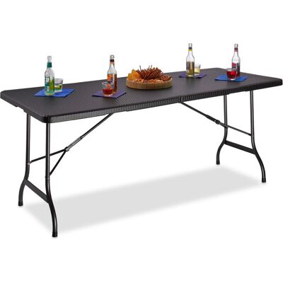 Relaxdays, Gartentisch + Balkontisch, Gartentisch (74 x 74 x 72 cm) Relaxdays, Gartentisch + Balkontisch, Gartentisch (74 x 74 x 72 cm)