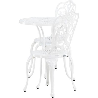 Venture Home - Nandin Caféset - Hvid - Udendørs Møbler Venture Home - Nandin Caféset - Hvid - Udendørs Møbler
