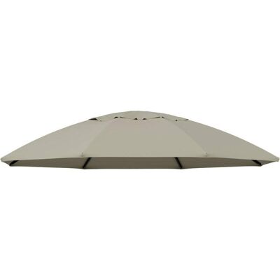 Sun garden, Gartenmöbel Zubehör, Ersatzbezug beige-meliert zu Easy Sun Ø 375 cm, 100% Polypropylen, Stoff B054 Sun garden, Gartenmöbel Zubehör, Ersatzbezug beige-meliert zu Easy Sun Ø 375 cm, 100% Polypropylen, Stoff B054