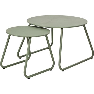 Fs-Star, Gartenbeistelltisch + Gartenservierwagen, Beistelltisch 2er Set Fs-Star, Gartenbeistelltisch + Gartenservierwagen, Beistelltisch 2er Set