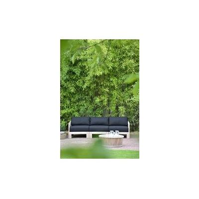 Jan Kurtz, Gartenlounge, Eckelement ARKI, Gestell: reyceltes teak Kissen: 100% Polyacryl schwarz QDF Jan Kurtz, Gartenlounge, Eckelement ARKI, Gestell: reyceltes teak Kissen: 100% Polyacryl schwarz QDF