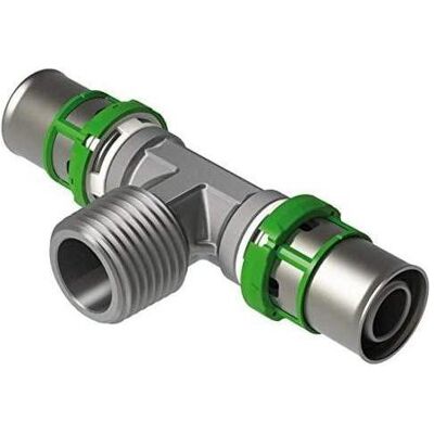 Comap, Rohrverbindungstechnik, Trójnik GZ zaprasowywany MultiSkin mosiądz/cynowany 20x1/2x20 (T-Verbindung) Comap, Rohrverbindungstechnik, Trójnik GZ zaprasowywany MultiSkin mosiądz/cynowany 20x1/2x20 (T-Verbindung)