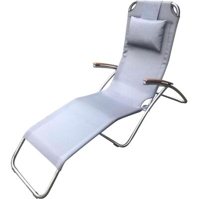 Leco, Liegestuhl, Edelstahl-Kippliege ELEGANCE (177 cm) Leco, Liegestuhl, Edelstahl-Kippliege ELEGANCE (177 cm)