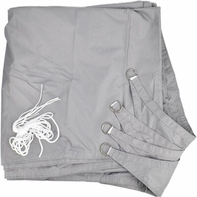 Awtools Sonnensegel - Grau 3x4m Rechteck UV Schutz Awtools Sonnensegel - Grau 3x4m Rechteck UV Schutz