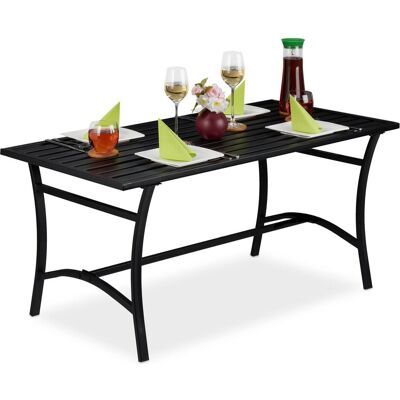 Relaxdays, Gartentisch + Balkontisch, Gartentisch (60 x 60 x 55.50 cm) Relaxdays, Gartentisch + Balkontisch, Gartentisch (60 x 60 x 55.50 cm)