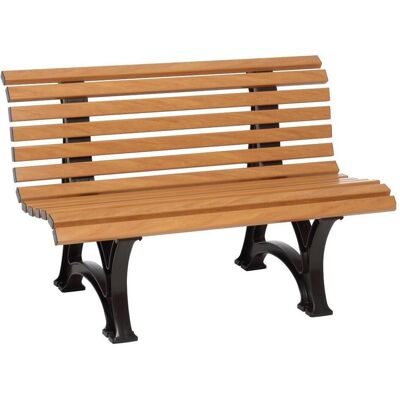 Blome, Gartenbank, Gartenbank Amrum 80 x 121 x 64 cm Belastbarkeit bis 160 kg Kunstoff Holzoptik Blome, Gartenbank, Gartenbank Amrum 80 x 121 x 64 cm Belastbarkeit bis 160 kg Kunstoff Holzoptik