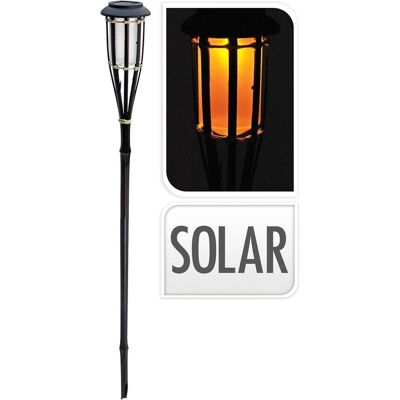 ProGarden, Fackel, Solargartenfackel aus Bambus ProGarden, Fackel, Solargartenfackel aus Bambus