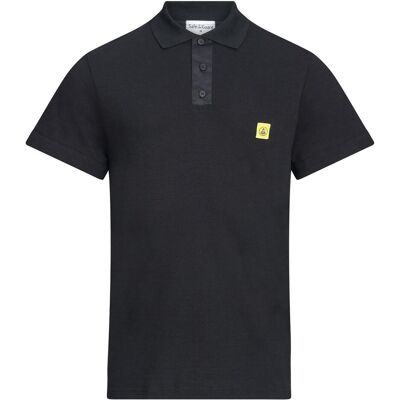 Safeguard, Arbeitsoberteil, ESD-Poloshirt (ohne Brusttasche) mit ESD-Symbol, unisex, 210g/m², schwarz, M (M) Safeguard, Arbeitsoberteil, ESD-Poloshirt (ohne Brusttasche) mit ESD-Symbol, unisex, 210g/m², schwarz, M (M)
