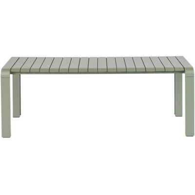 Zuiver Vondel Gartenbank - Aluminium Grün - 129,5x45cm - Gartenbank Zuiver Vondel Gartenbank - Aluminium Grün - 129,5x45cm - Gartenbank
