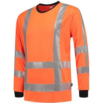 Tricorp, Arbeitsoberteil, 103002FluororangeL T-Shirt RWS Birdseye Lange Mouw (L) Tricorp, Arbeitsoberteil, 103002FluororangeL T-Shirt RWS Birdseye Lange Mouw (L)