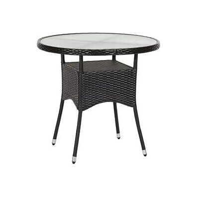 Domoletti, Gartentisch + Balkontisch, Table From Wicker Tempered Glass Top (80 x 80 x 74 cm) Domoletti, Gartentisch + Balkontisch, Table From Wicker Tempered Glass Top (80 x 80 x 74 cm)