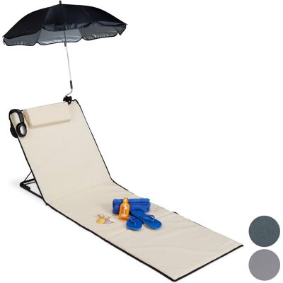 Relaxdays, Liegestuhl, Strandmatte (170 cm) Relaxdays, Liegestuhl, Strandmatte (170 cm)