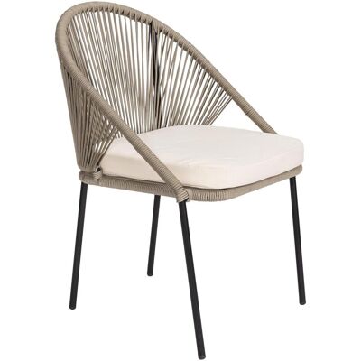 Domoletti, Gartenstühle, Garden chair, cream, 64 cm x 57 cm x 85 cm Domoletti, Gartenstühle, Garden chair, cream, 64 cm x 57 cm x 85 cm