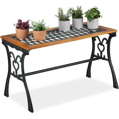 Relaxdays, Gartentisch + Balkontisch, Gartentisch (47 x 47 x 58 cm) Relaxdays, Gartentisch + Balkontisch, Gartentisch (47 x 47 x 58 cm)