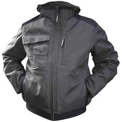 Dassy, Arbeitsjacke, Canvas Winterjacke Austin anthrazit/schwarz, Gr.XL (XL) Dassy, Arbeitsjacke, Canvas Winterjacke Austin anthrazit/schwarz, Gr.XL (XL)