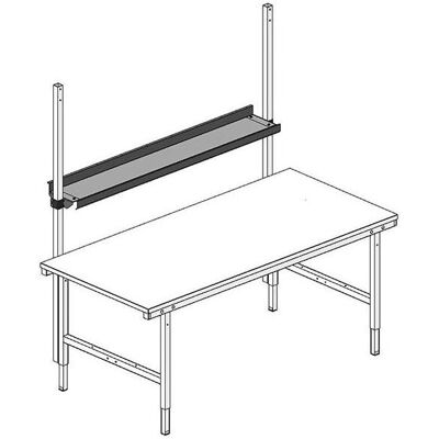 Rocholz, Werkbank + Arbeitsbock, Huedig und Ablageboard Holz B1600x T400x H 30 mm (160 cm, 40 cm) Rocholz, Werkbank + Arbeitsbock, Huedig und Ablageboard Holz B1600x T400x H 30 mm (160 cm, 40 cm)