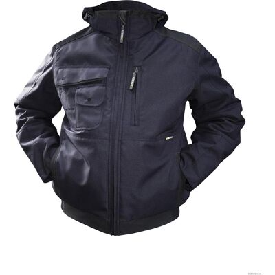 Dassy, Arbeitsjacke, Canvas Winterjacke Austin nachtblau/schwarz Gr. XL (XL) Dassy, Arbeitsjacke, Canvas Winterjacke Austin nachtblau/schwarz Gr. XL (XL)