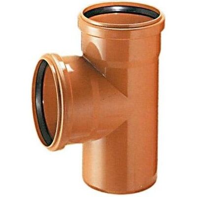 Wavin Zubehör Sanitärinstallation, Outdoor sewer tee, d, 110, 90 * Wavin Zubehör Sanitärinstallation, Outdoor sewer tee, d, 110, 90 *