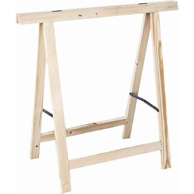 Gardamo, Werkbank + Arbeitsbock, Holz Klappbock 75 x 75 cm Kiefer 100% FSC (75 cm, 75 cm) Gardamo, Werkbank + Arbeitsbock, Holz Klappbock 75 x 75 cm Kiefer 100% FSC (75 cm, 75 cm)