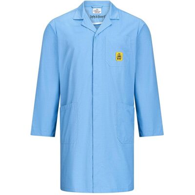 Top Swede, Arbeitsjacke, ESD-Arbeitsmantel "Pro-Line, hellblau Grösse S (S) Top Swede, Arbeitsjacke, ESD-Arbeitsmantel "Pro-Line, hellblau Grösse S (S)
