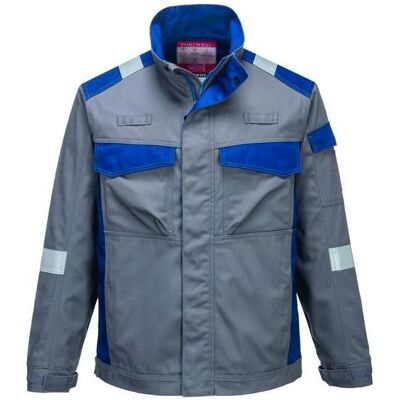 Portwest, Arbeitsjacke, Multinorm Arbeitsjacke "Bizflame" Grau M (M) Portwest, Arbeitsjacke, Multinorm Arbeitsjacke "Bizflame" Grau M (M)